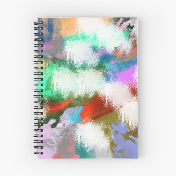 Redbubble notebook preview featuring the Bad Graffiti artwork.
