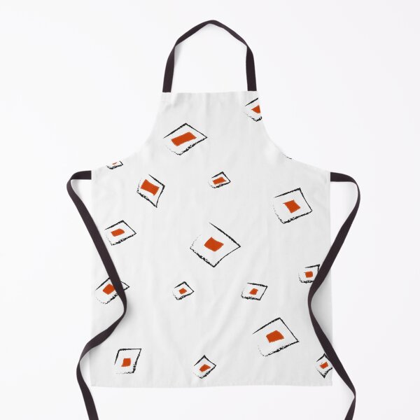 Redbubble apron preview featuring the Beautiful block pattern artwork.