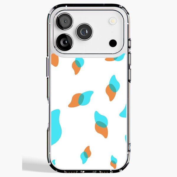 Redbubble iphone case preview featuring the Colorful Flakes artwork.