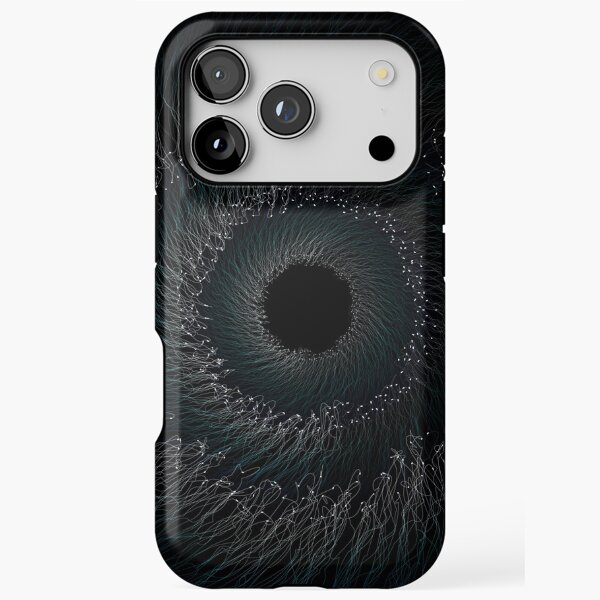 Redbubble phone case preview featuring the Into The Worm Hole artwork.