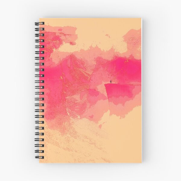 Redbubble notebook preview featuring the Planet Quest artwork.
